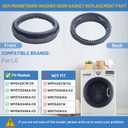 WM3400CW/00 Door Gasket For LG WM3400CW/00 Washer Door Boot WM3700HWA/03 WM3600HWA/00/03 MDS65736915 Door Gasket Seal Parts,Compatible For LG Front Load Washer Door Seal Replaces 4964148,EAP12748962