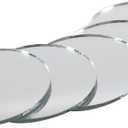 Super Z Outlet Mini Round 2" Inch Small Glass Mirror Circles for Arts & Crafts Projects, Traveling, Framing, Decoration (50 Pieces)