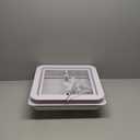 14" RV trailer Roof vent complete 12 volt FAN w/white lid and interior garnish