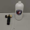 Tool Daily Foam Cannon with 1/4 Inch Quick Connector, 1 Liter, 5 Pressure Washer Nozzle Tips