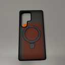 TORRAS Upgraded Magnetic & Stand for Samsung Galaxy S25 Ultra Case, [Fit for Magsafe] [12FT Mil-Grade Drop Protection] Shockproof Translucent Slim for Samsung Galaxy S25 Ultra Case, Black