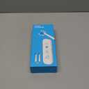 Deep Clean Rechargeable Electric Powered Toothbrush, Rechargeable Electric Toothbrush with 8 Brush Heads,Pressure Sensor to Protect Gums (White)