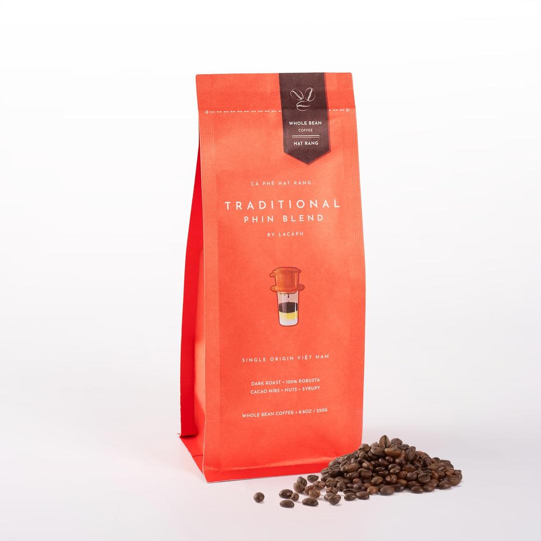 TRADITIONAL PHIN BLEND - Vietnamese Coffee (8.8 Ounce (Pack of 1, Traditional Phin Blend)