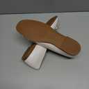 Naturalizer Women's Essential Ballet Flat Leather 9.5M, White