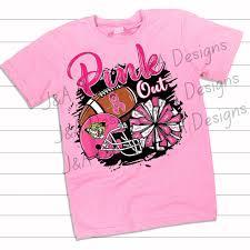 PINK OUT FOOTBALL SHIRT FOR WOMENS, SIZE MEDIUM