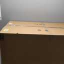 2 Pillows Perfect Outdoor/Indoor Round Corner Chair Cushion, Blue Merida Indigo