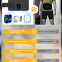 Red Light Therapy Belt for Back Waist: Cordless Rechargeable Infrared Red Light Therapy for Body Joint & Muscle Comfort 660nm & 850nm Portable Wrap for Home Office, Gifts for Mother's/Father's Day