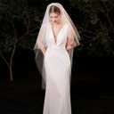 2 tier veils Long veils Wedding Bride Veil Tulle veil Bridal Veils Bachelorette Party Veil for women and bridal