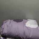 Menghomeus King Size Comforter Set Dark Purple Floral Bedding Comforter Sets Soft Microfiber Bed Comforter Set for All Season, 3 Piece Botanical Flowers Comforter, Pillowcases