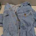 Women's Oversized Denim Jacket (Blue, S)