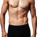 AIRCUTE Washable Urinary Incontinence Underwear for Men, Instant Absorbency, Bladder Leaks Protection Boxer Briefs 60ML(5X-Large) Black