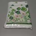 Artoid Mode Flower Basket Clover Shamrock St.Patrick's Day Kitchen Dish Towels, 18x26 Inch Farmhouse Holiday Decoration Spring Cleaning Set of 2