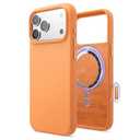 elago for iPhone 17 Pro Max Case, Premium Magnetic Silicone Case, Compatible with MagSafe, Liquid Silicone Material, Protective Cover, Shockproof, Slim Phone, 6.9 inch (Orange)