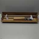 Decopolitan 5/8" Pipe Wrap Around Curtain Rod Set, 28 to 48 Inches, Vintage Bronze