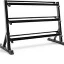 CAP Barbell 3-Tier Dumbbell Rack – Heavy-Duty 1, 000 lb Dumbbell Storage Rack for Home or Garage Gym – Weight Rack for 5–75 lb Dumbbell Sets