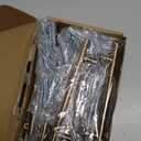 goldenwarm 25 Pack Champagne Bronze Cabinet Pulls Gold Cabinet Handles 5 inch(128mm) Champagne Drawer Pulls Brushed Bronze Drawer Handles Kitchen Bathroom Bedroom Dresser Furniture Hardware (5in Hole Centers)