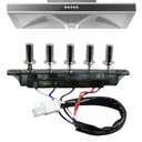 Range Hood 5 Button Switch Button Universal Accessories Switch Control Board Panel Controller