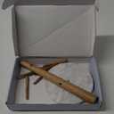 Acacia Wood Mug Tree, Marble Base Coffee Mug Tree for Counter, Mug Holder Tree with 6 Hooks for Kitchen Coffee Bar Mug Organize