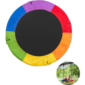 40-Inch Dish Tree Swing Replacement Fabric Cover,Oxford Fabric Outdoor Circle Swing Replacement Parts