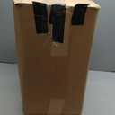 Marine Moon Mattress Topper Queen, Cooling Pillow Top Mattress Topper, Extra Thick Plush Mattress Pad Cover, Overfilled with 7D Down Alternative, Relief Back Pain, Soften Hard Mattress, 80'' x 60'' (Classic - Square White)