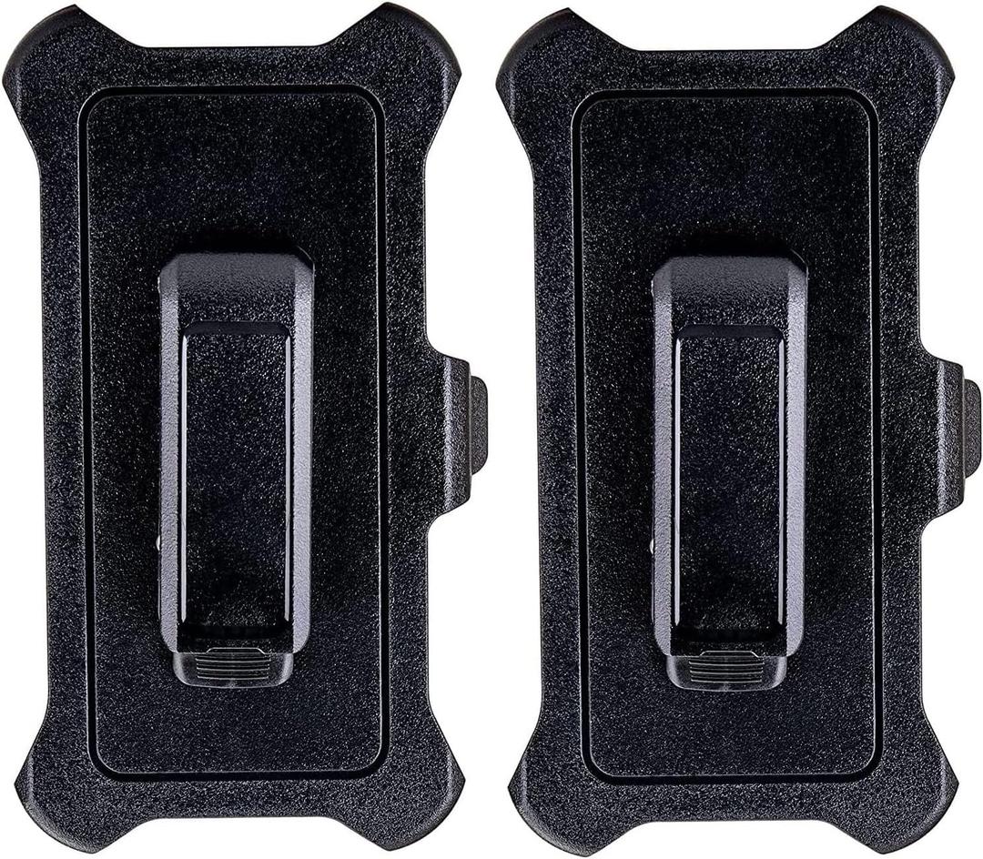 2 Pack Replacement Belt Clip Holster Compatible with Otterbox Defender Series Case iPhone 17 Pro ONLY(Case Not Included)