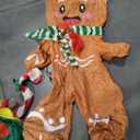 8FT Christmas Inflatables Outdoor Decorations Gingerbread Man, Cute Blow Up Yard Decorations With 8 LED Lights for Indoor Outdoor Lawn Garden