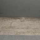 3x6 Runner Rug Non Slip, Thin Entryway Washable Rug for Entryway, Runners for Hallways, Low Pile Vintage Abstract Soft Rugs for Living Room, Kitchen, Bedroom(3'x6', Beige/Ivory')