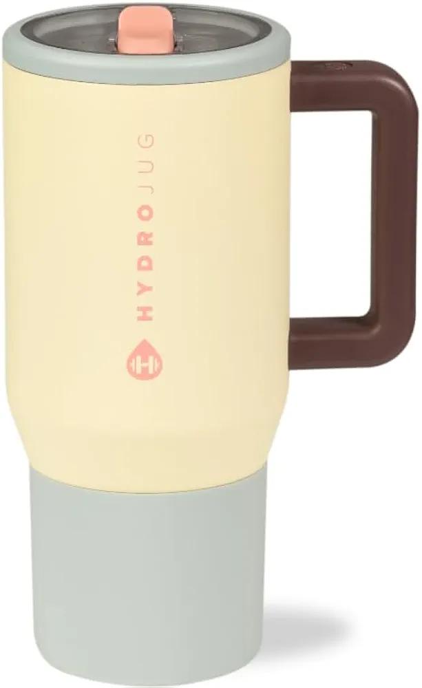 HydroJug Kids - 20 oz Insulated Kids Water Bottle with Flip Straw & Handle | Leak-Proof & Durable | Perfect for School, Sports, Lunch, Travel & Camp, Belle