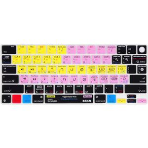 XSKN Serato DJ Shortcut US Version Keyboard Cover, 13.6, 14.2, 15.3, 16.2 inches