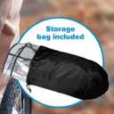 Jeep Jogging Stroller Weather Shield, Baby Rain Cover, Universal Size to fit most Jogging Strollers, Waterproof, Windproof, Ventilation,Protection, Pram,Vinyl, Clear, Plastic