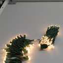 Brizled Red & White Christmas Lights, 33ft 100 LED Christmas Tree Lights, 120V UL Listed Mini String Lights Connectable, Plugin LED Xmas Lights, Indoor Christmas Lights for Outdoor Party Home Decor