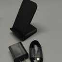 Samsung Wireless Charger Fast Charging Stand Desk Phone Charger Stand Android Charging Station for Samsung Galaxy S24 Ultra S24+ S24 S23 FE S22 S21 S20 S10 S9 S8,iPhone 15 Pro Max Plus 14 with Adapter (Black)