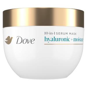 Dove Hair Hyaluronic Moisture for Dry Hair 10-in-1 Hydrating Hair Mask with Bio-Protein Care Technology and Hyaluronic Serum 9.2 Fl Oz