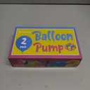 Balloon Pump Hand Held, Inflator Air Pump for Balloons - 2Way Dual Action, 2Pack: Friends can Help - Easy to Use, Sturdy Ballon Inflator Pump