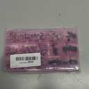 NOVO OVO Short Sharp Square Black French Tip Nail Tips Press on BERRY PINK, Extra Thick NEED Nail Glue Builder Gel Top Coat, Soft Gel Full Cover Fake Flase Nail Extension for DIY x 15 Sizes 240 pcs, Short Sharp Square Nail Tips Black French Tip BERRY PINK