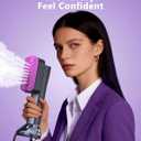 Steamer for Clothes,Portable Handheld Garment Steamer, 200ml Capacity,1000W 15s Fast Heat-UP, Leak-Proof Fabric Wrinkle Remover Ceramic Panel, 2-in-1 Dry & Wet Iron for Home and Travel- Gray&Purple