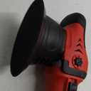 AVID POWER Dual Action Car Buffer Polisher, 6 Inch Orbital Polisher for Car Detailing with 6 Variable Speeds, Detachable Handle & 3 Polishing Pads (5-light Red)