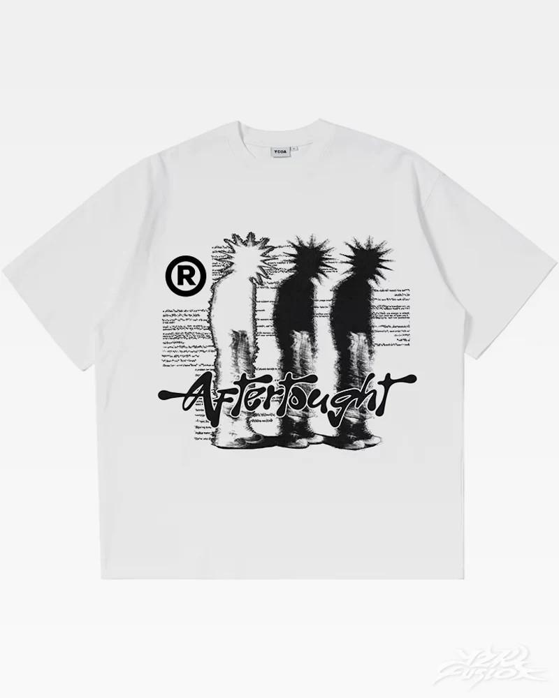 Women's Y2k Tees Aesthetic Graphic T-Shirt Short Sleeve Tops Hip Hop Streetwear White Graphic, Medium