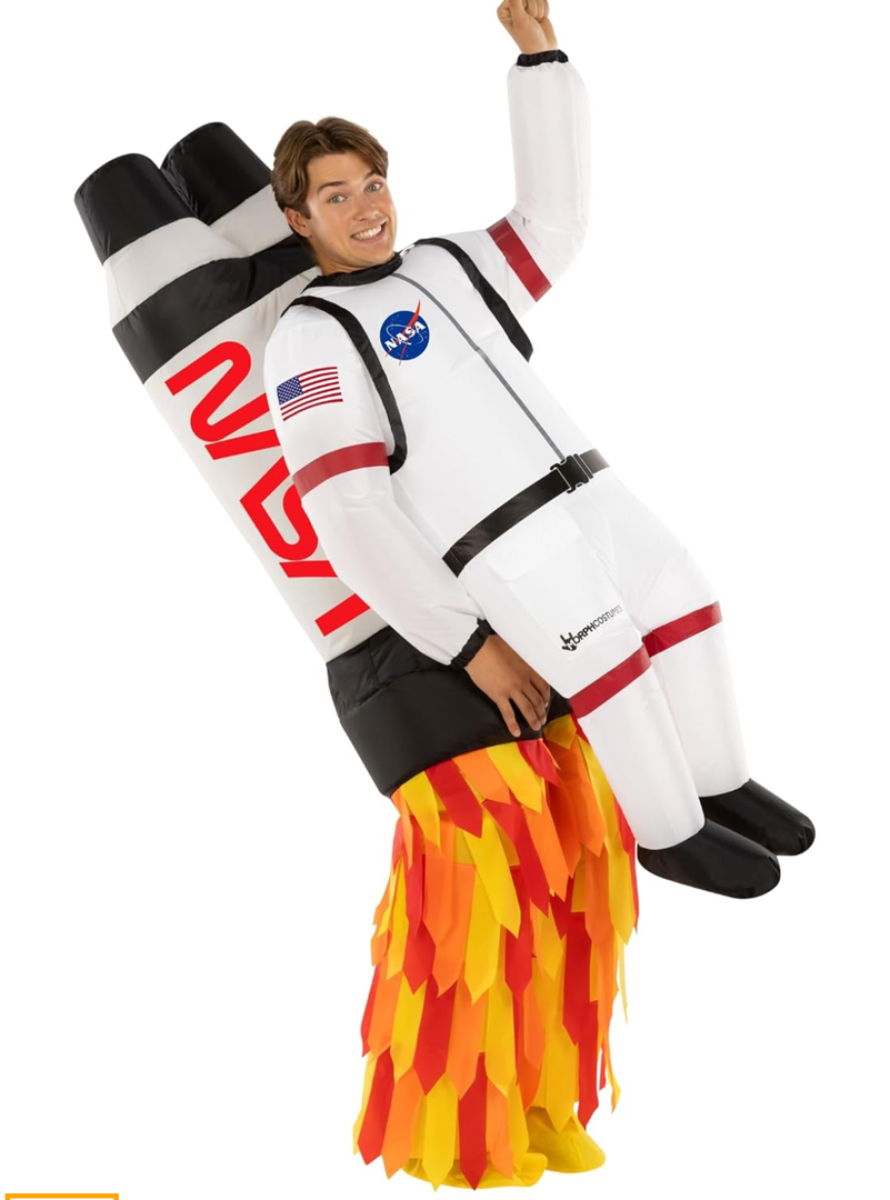 Morph Jet Pack Inflatable Costume Adult, Inflatable Jetpack Costume For Adult, Halloween Costumes For Adults