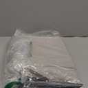 StorageWorks Hanging Closet Organizer with Metal Rod, 6-Section Closet Organizers and Storage, Collapsible Hanging Shelves for Wardrobe Organizer, Nursery, Bedroom, Light Khaki