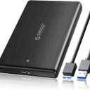 ORICO USB 3.0 to SATA III 2.5" External Hard Drive Enclosure for 2.5 Inch 7mm-9.5mm SATA HDD/SSD Tool Free [UASP Supported],Black(2189U3)