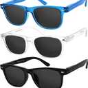 Yogo Vision Kids Sunglasses Polarized Frame Sunglasses for Kids Boys Girls (3 Pack Age 3-10)
