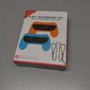 Grips & Wrist Strap Set Switch 2 Joy-Con  Ergonomic Controller Holder, Secure Gaming Accessories for Nintendo Switch 2 & OLED  Comfortable & Anti-Slip Design 2pcs