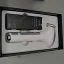 L'UGX Electric Foot Callus Removers Powerful 8Ncm Torque Professional Pedicure Foot File, 3-Speed Settings, LCD Display, 60pcs Sandpaper Discs, Type-C Rechargeable, Ergonomic Handle-White