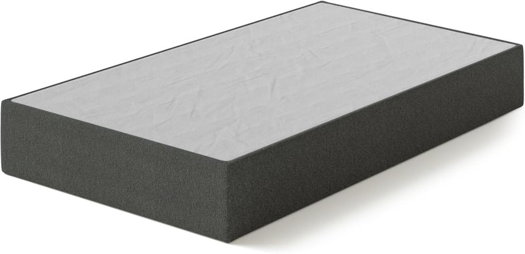 ZINUS 9 Inch WonderBox(TM) Smart Box Spring, Quick Assembly Mattress Foundation, Durable Metal Frame, Twin, Grey