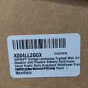 SHENIFY Vintage Landscape Framed Wall Art Meadow with Flowers Scenery Farmhouse Decor Rustic Retro Grassland Wildflower Field Painting for Bedroom Dining Room - 24x36in3pcs Natural Framed