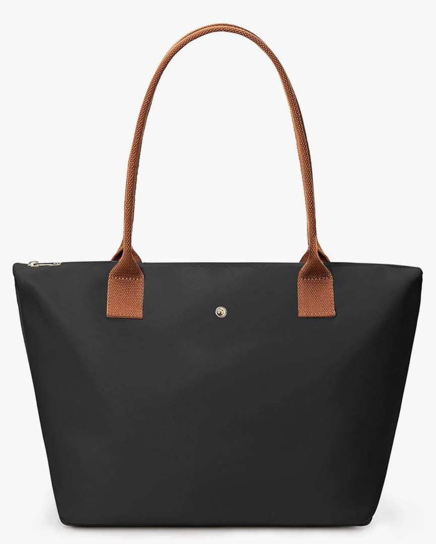 Tote Bag for Women Nylon Top-Handle Purse,Shoulder Hobo handBag with Zipper Leisure Foldable Weekend