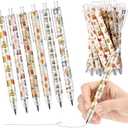 Sinload 25 Pcs Mechanical Pencil Bulk, 0.7 mm Cute Motivational Mechanical Pencil for Writing, Sketching, Drawing, Gifts from Teacher Reward Office Supplies Part