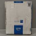 BEMIS 75 Commercial Open Front Plastic Toilet Seat, Heavy Duty Industrial Seat with Lid, Round, White