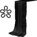 Black Cheesecloth Table Runner 10 FT 5 Packs Gauze Table Runner 120" x 35" for Weddings Bridal Baby Showers Halloween Thanksgiving Table Decorations